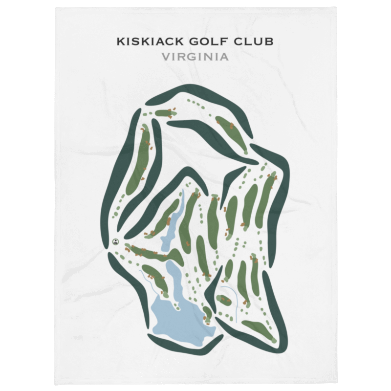 Kiskiack Golf Club, Virginia - Printed Golf Courses