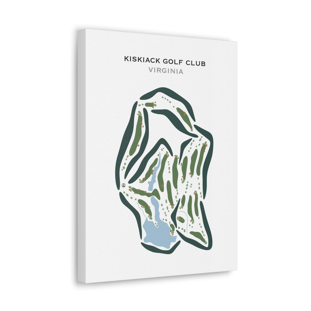 Kiskiack Golf Club, Virginia - Printed Golf Courses