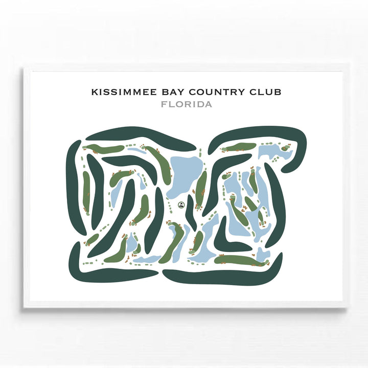 Kissimmee Bay Country Club, Florida - Printed Golf Courses