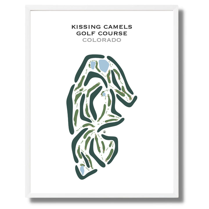 Kissing Camels Golf Course, Colorado - Printed Golf Courses