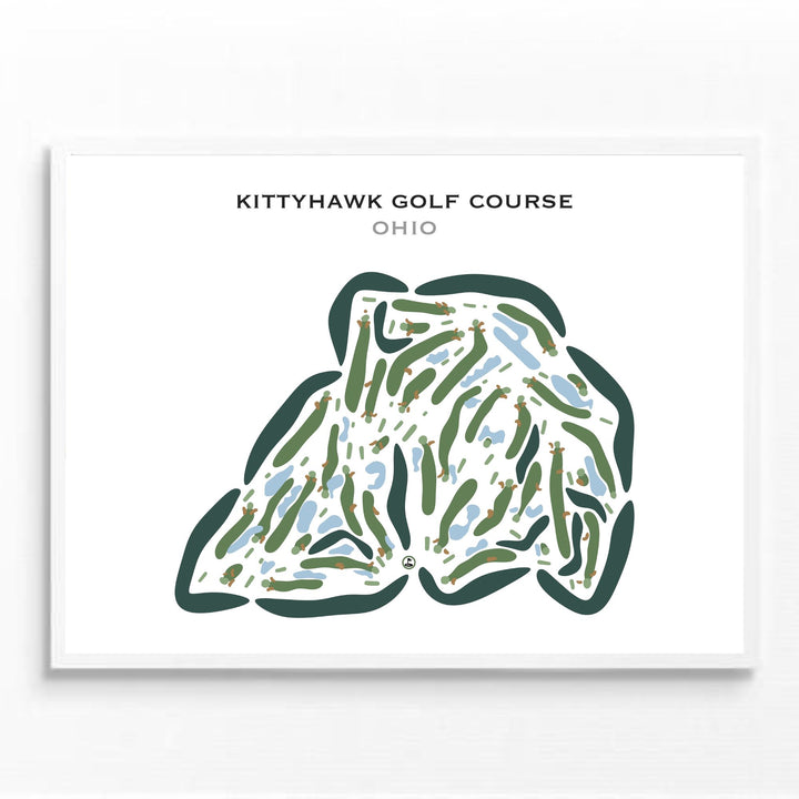 Kittyhawk Golf Course, Ohio - Printed Golf Courses
