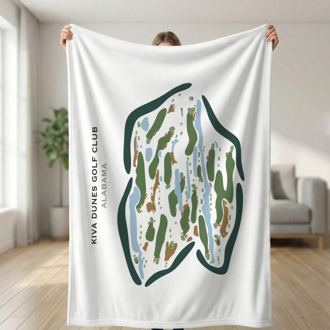 Kiva Dunes Golf Club, Alabama - Printed Golf Courses
