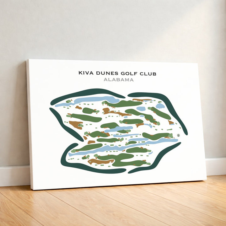Kiva Dunes Golf Club, Alabama - Printed Golf Courses