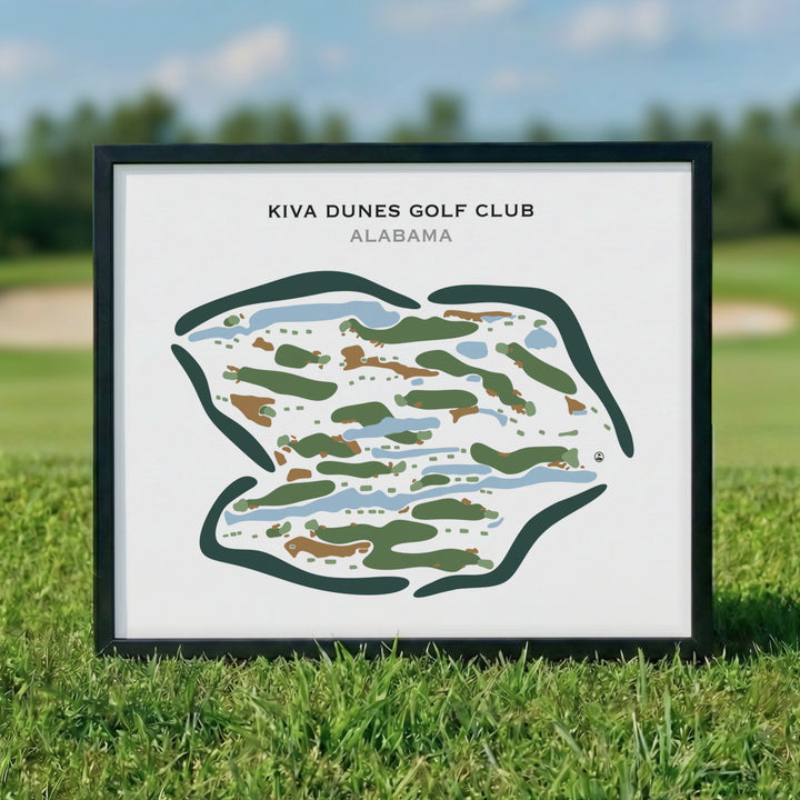 Kiva Dunes Golf Club, Alabama - Printed Golf Courses