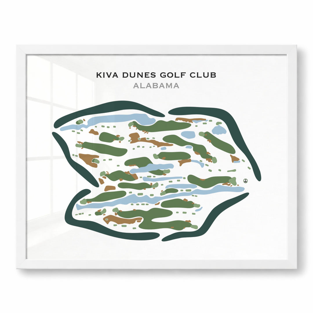 Kiva Dunes Golf Club, Alabama - Printed Golf Courses