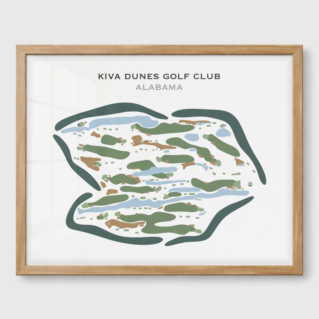 Kiva Dunes Golf Club, Alabama - Printed Golf Courses