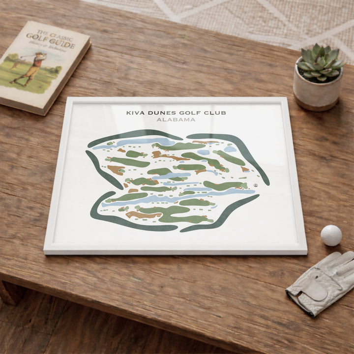 Kiva Dunes Golf Club, Alabama - Printed Golf Courses