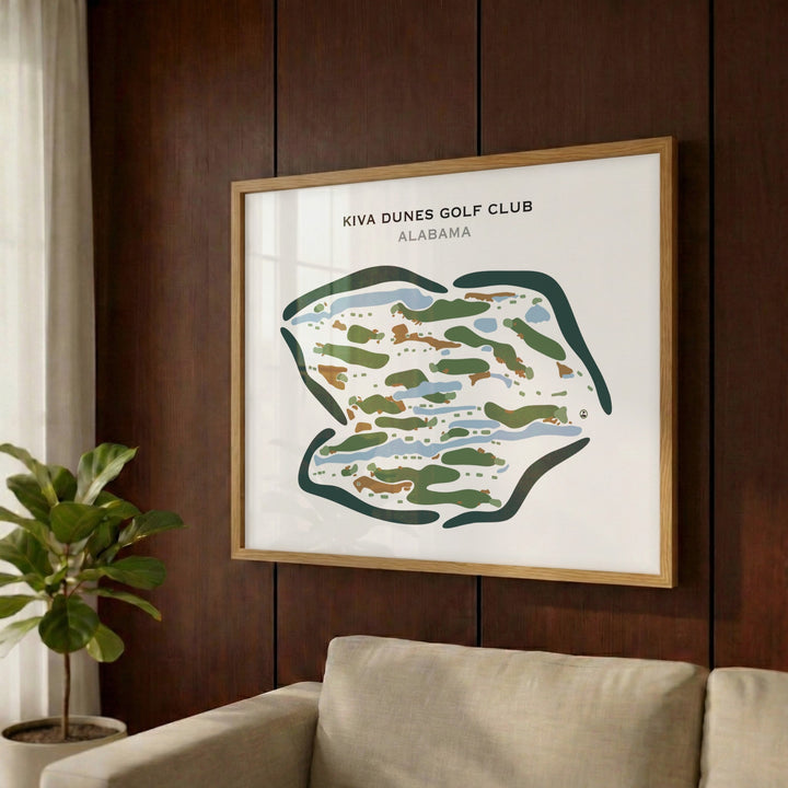 Kiva Dunes Golf Club, Alabama - Printed Golf Courses