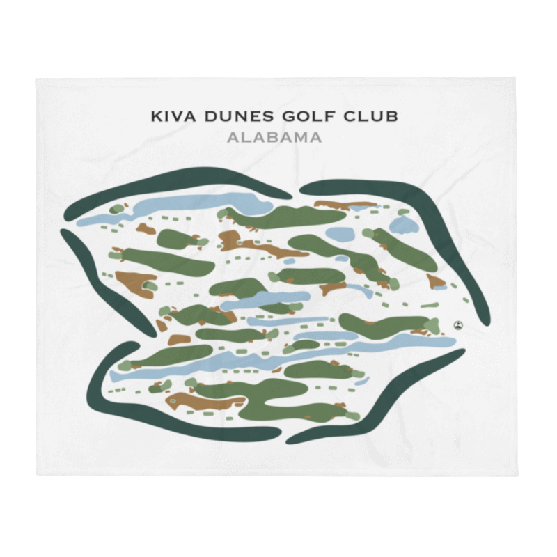 Kiva Dunes Golf Club, Alabama - Printed Golf Courses