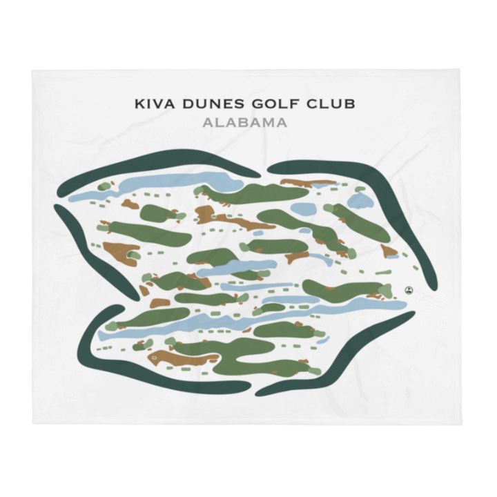 Kiva Dunes Golf Club, Alabama - Printed Golf Courses