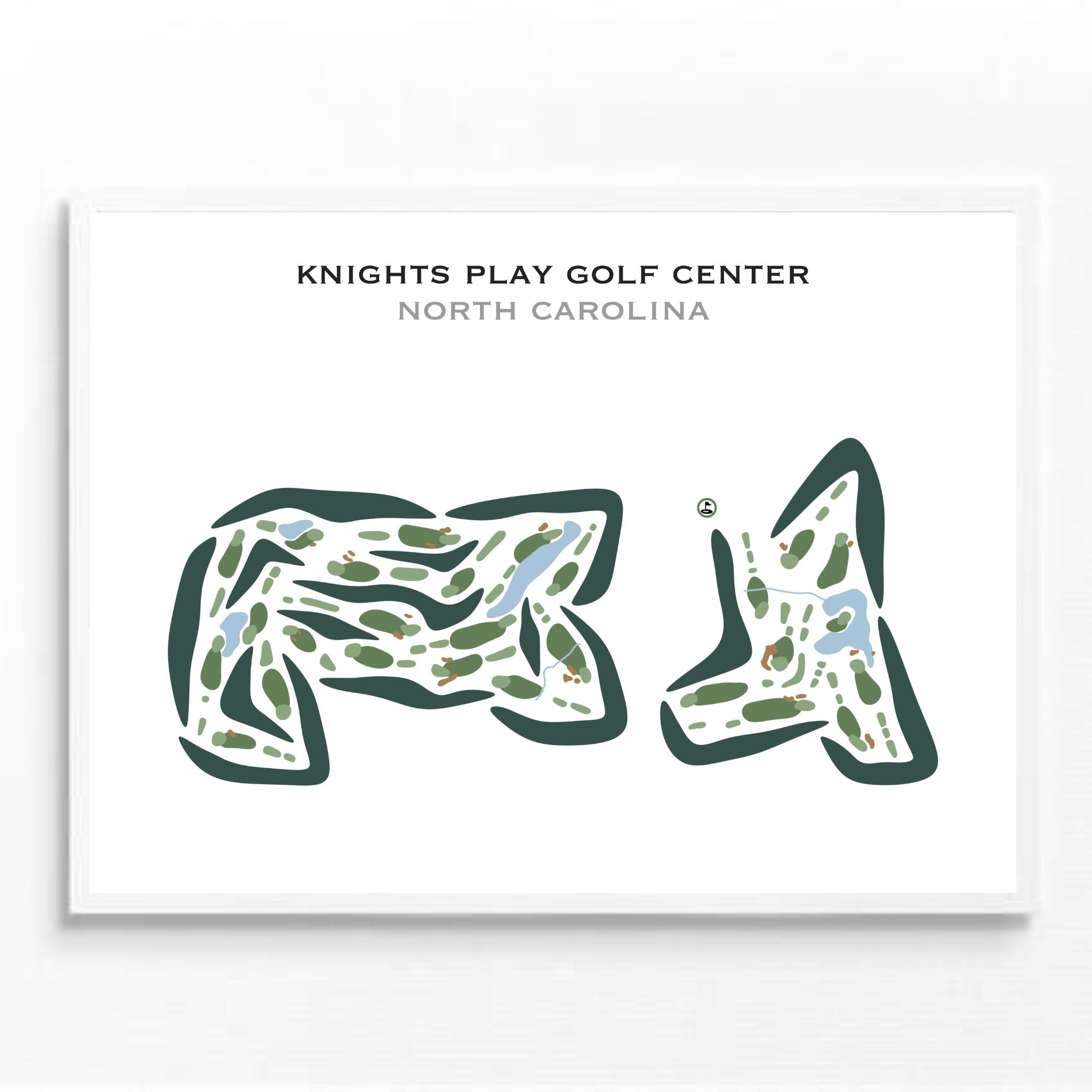 Buy the best printed golf course Knights Play Golf Center, North Carolina