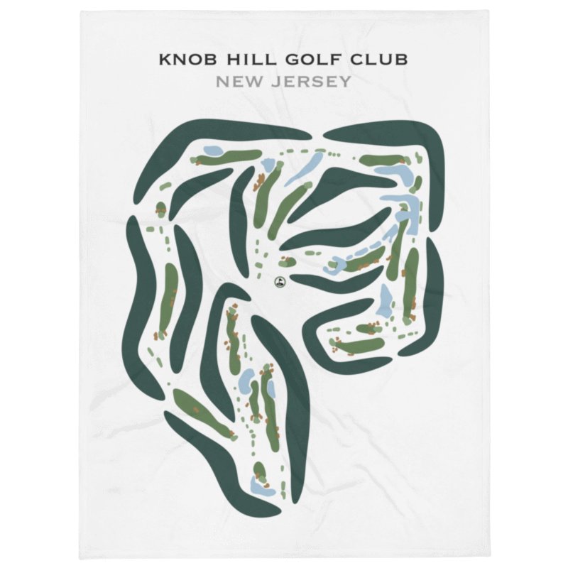 Knob Hill Golf Club, New Jersey - Printed Golf Courses