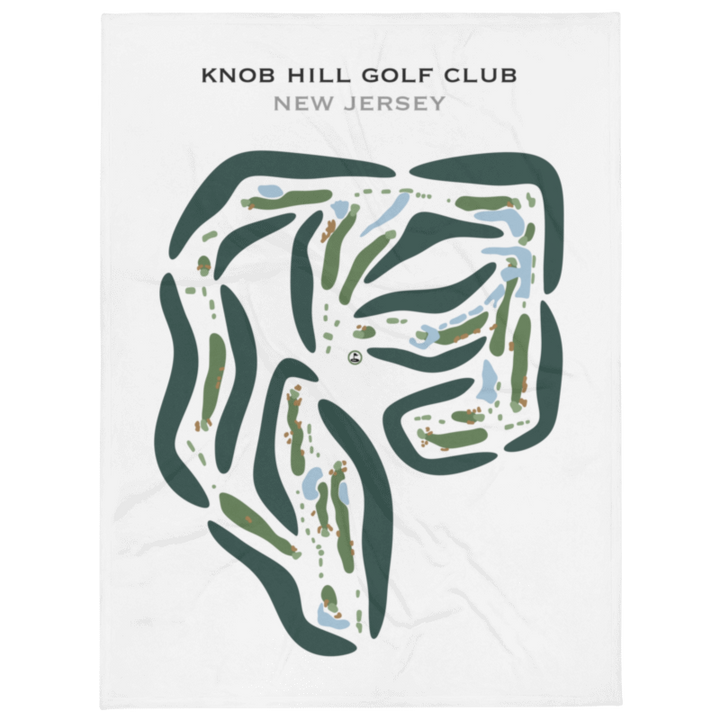 Knob Hill Golf Club, New Jersey - Printed Golf Courses