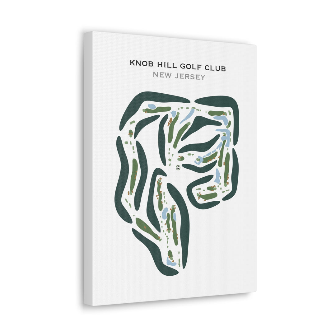 Knob Hill Golf Club, New Jersey - Printed Golf Courses