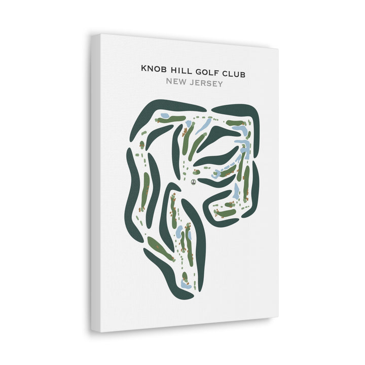 Knob Hill Golf Club, New Jersey - Printed Golf Courses