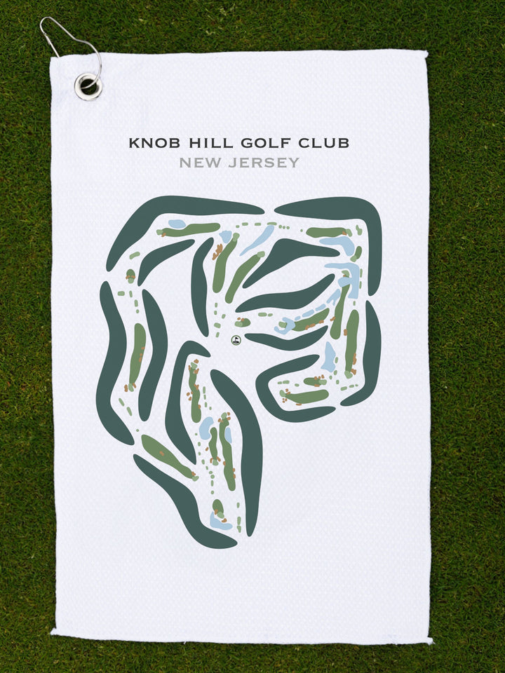 Knob Hill Golf Club, New Jersey - Printed Golf Courses