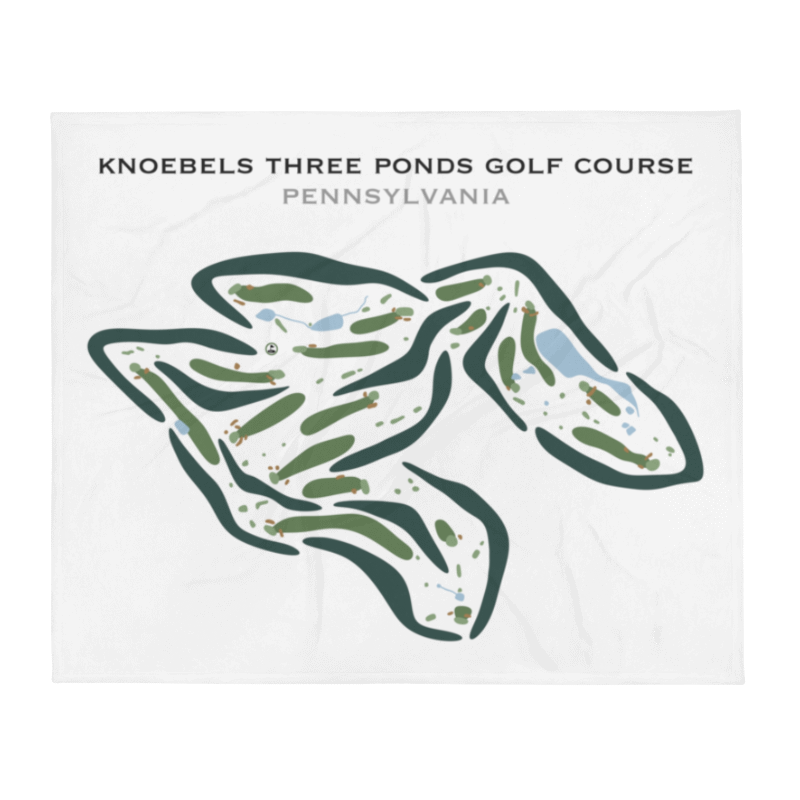 Knoebels Three Ponds Golf Club, Pennsylvania - Printed Golf Courses