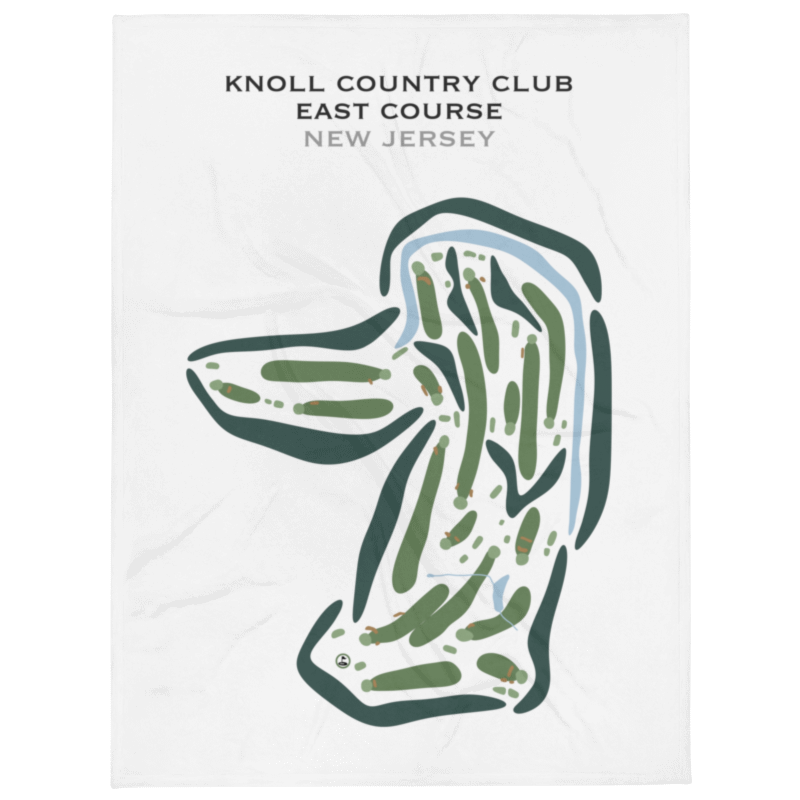 Knoll Country Club - East Course, New Jersey - Printed Golf Courses