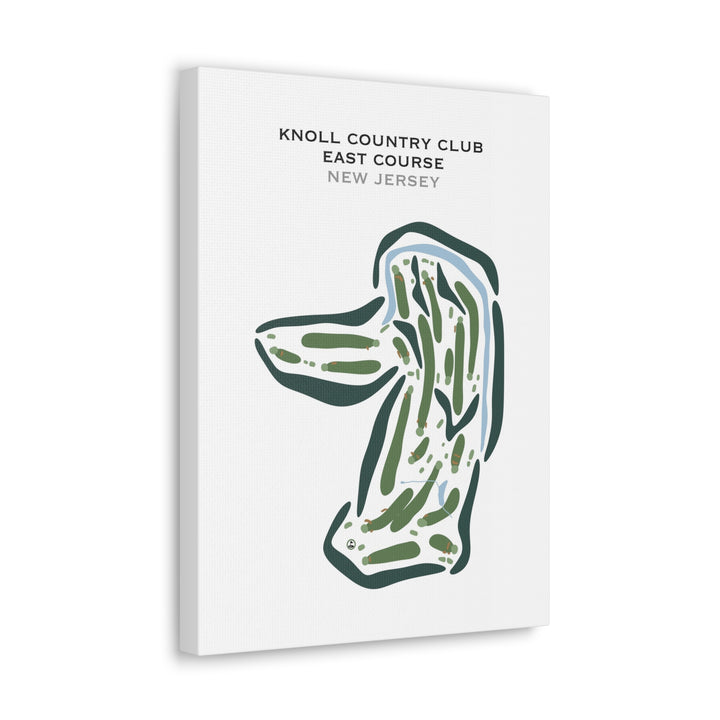 Knoll Country Club - East Course, New Jersey - Printed Golf Courses