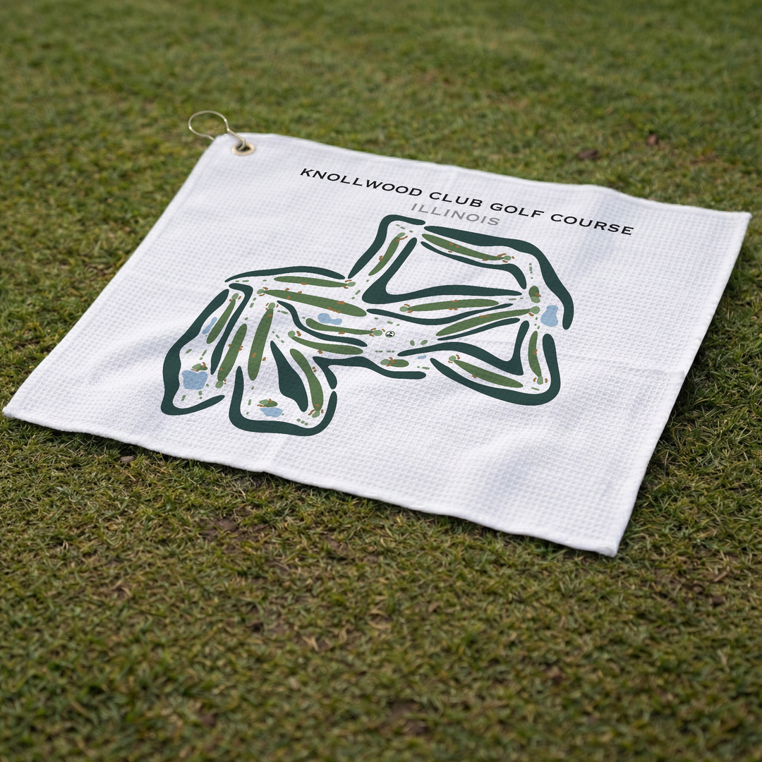 Knollwood Club Golf Course, Illinois - Printed Golf Courses