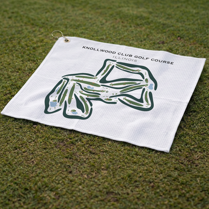 Knollwood Club Golf Course, Illinois - Printed Golf Courses