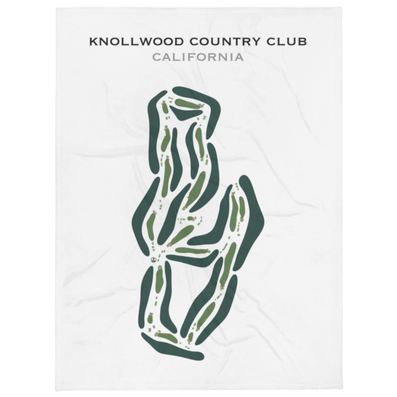 Knollwood Country Club, California - Printed Golf Courses