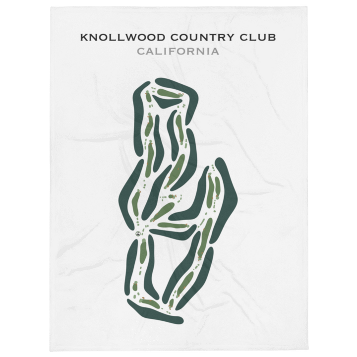 Knollwood Country Club, California - Printed Golf Courses