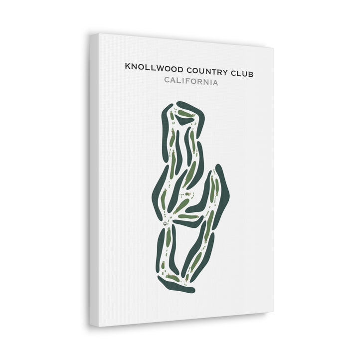 Knollwood Country Club, California - Printed Golf Courses