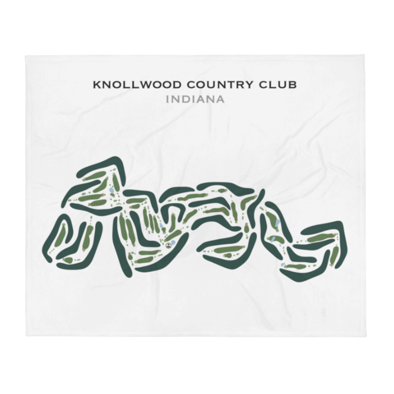 Knollwood Country Club, Indiana - Printed Golf Courses