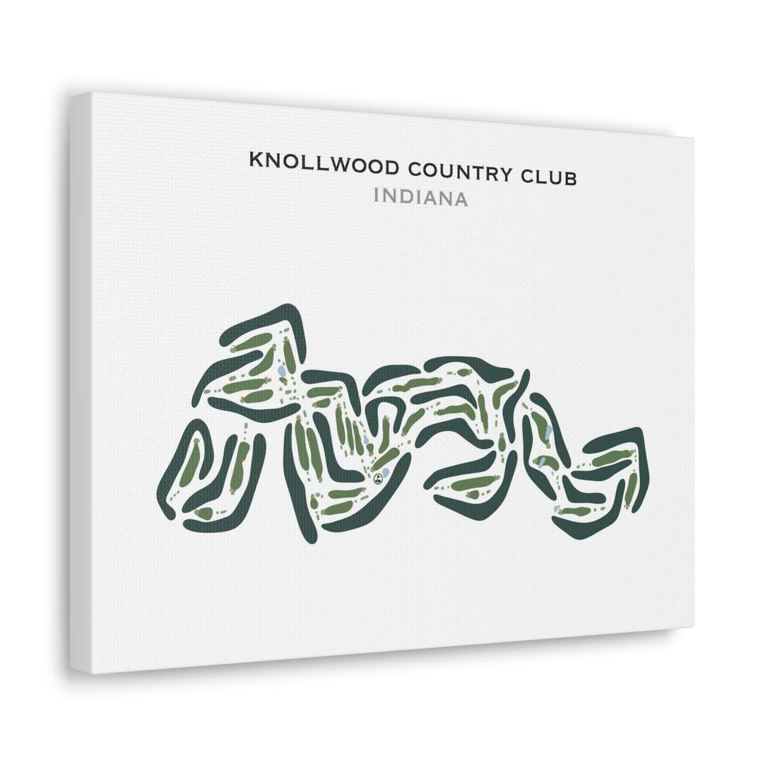 Knollwood Country Club, Indiana - Printed Golf Courses