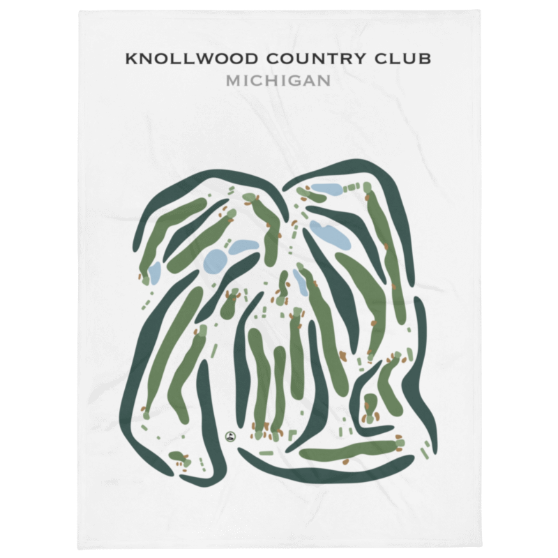 Knollwood Country Club, Michigan - Printed Golf Courses