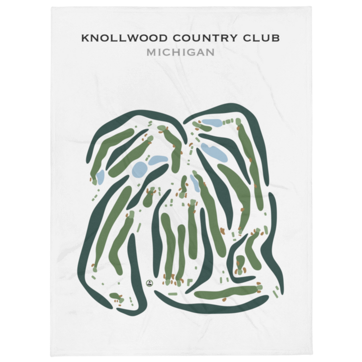 Knollwood Country Club, Michigan - Printed Golf Courses