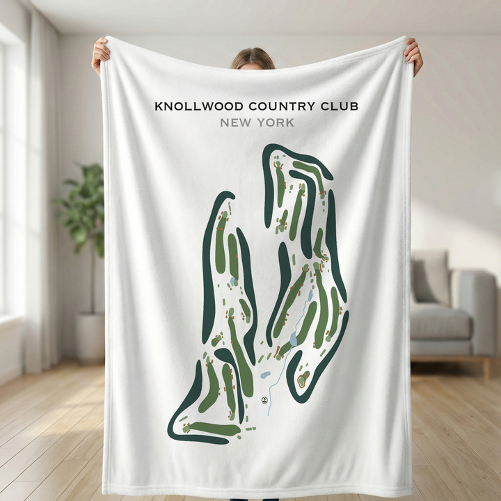 Knollwood Country Club, New York - Printed Golf Course