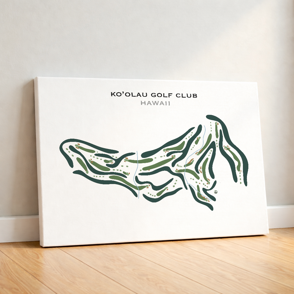 Ko'olau Golf Club, Hawaii - Printed Golf Courses