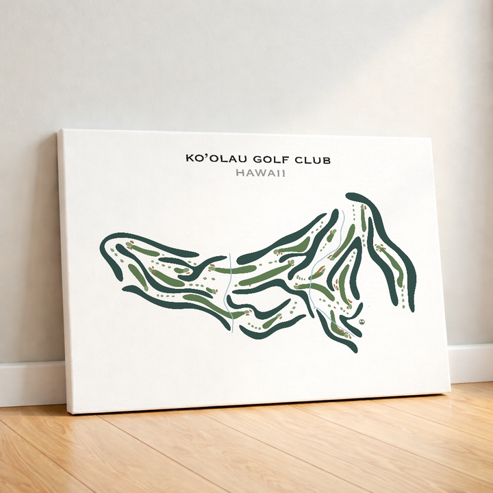 Ko'olau Golf Club, Hawaii - Printed Golf Courses