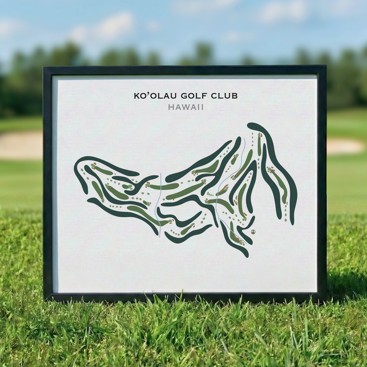 Ko'olau Golf Club, Hawaii - Printed Golf Courses