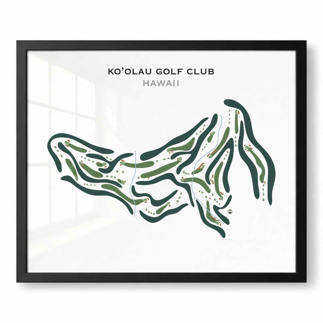 Ko'olau Golf Club, Hawaii - Printed Golf Courses