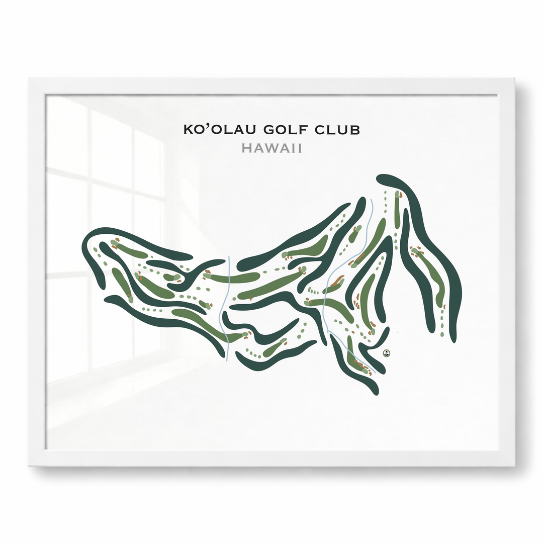 Ko'olau Golf Club, Hawaii - Printed Golf Courses