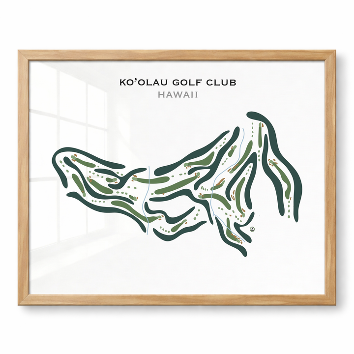 Ko'olau Golf Club, Hawaii - Printed Golf Courses