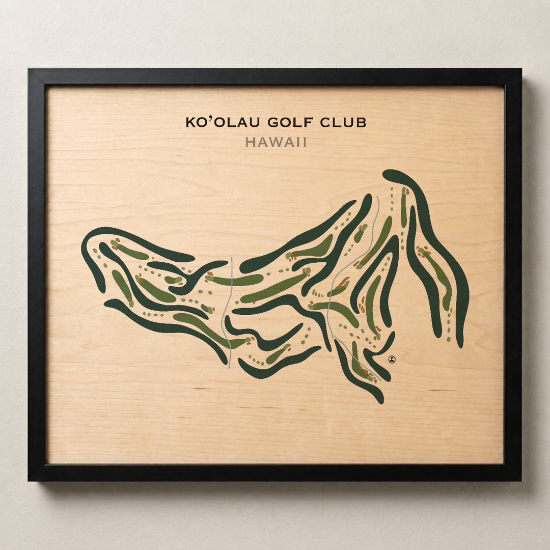 Ko'olau Golf Club, Hawaii - Printed Golf Courses