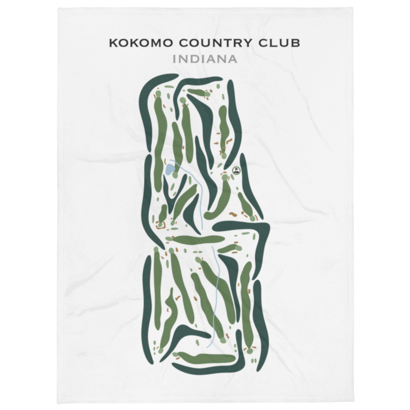 Kokomo Country Club, Indiana - Printed Golf Courses