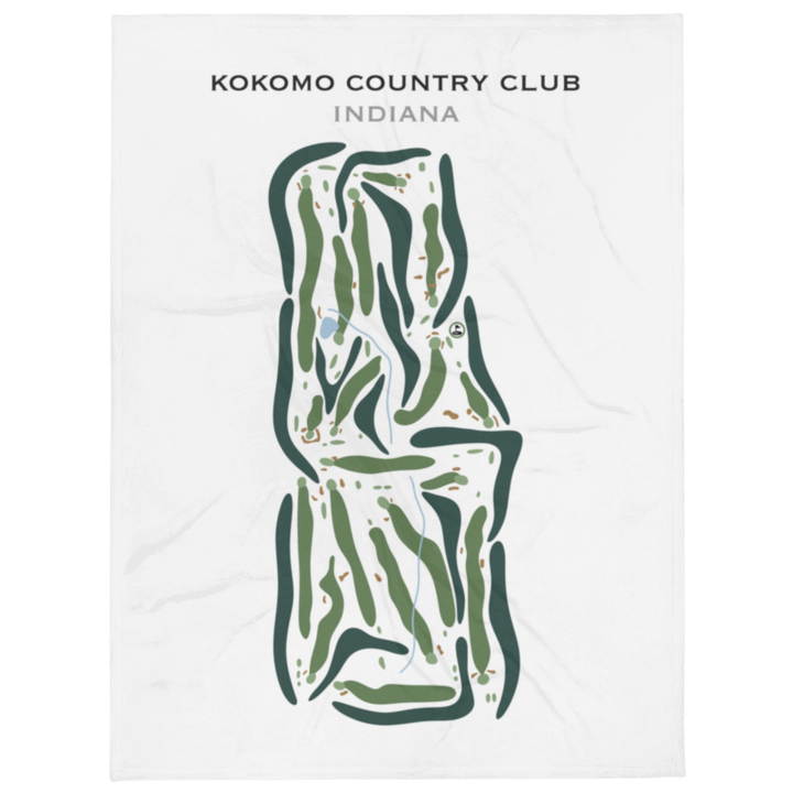 Kokomo Country Club, Indiana - Printed Golf Courses