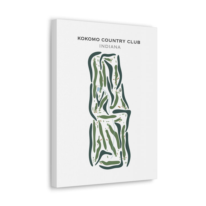 Kokomo Country Club, Indiana - Printed Golf Courses