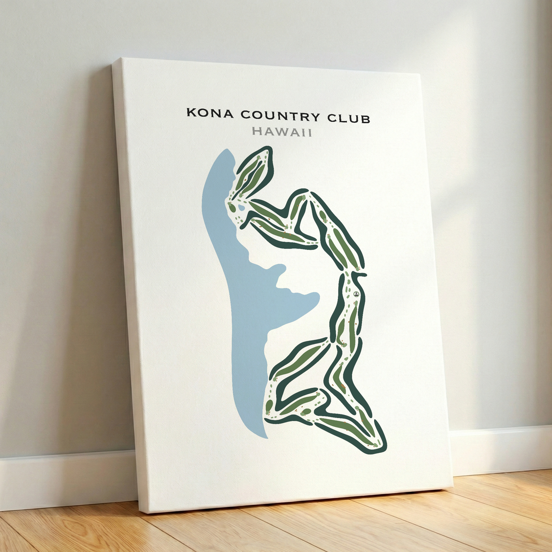 Kona Country Club, Hawaii - Printed Golf Courses