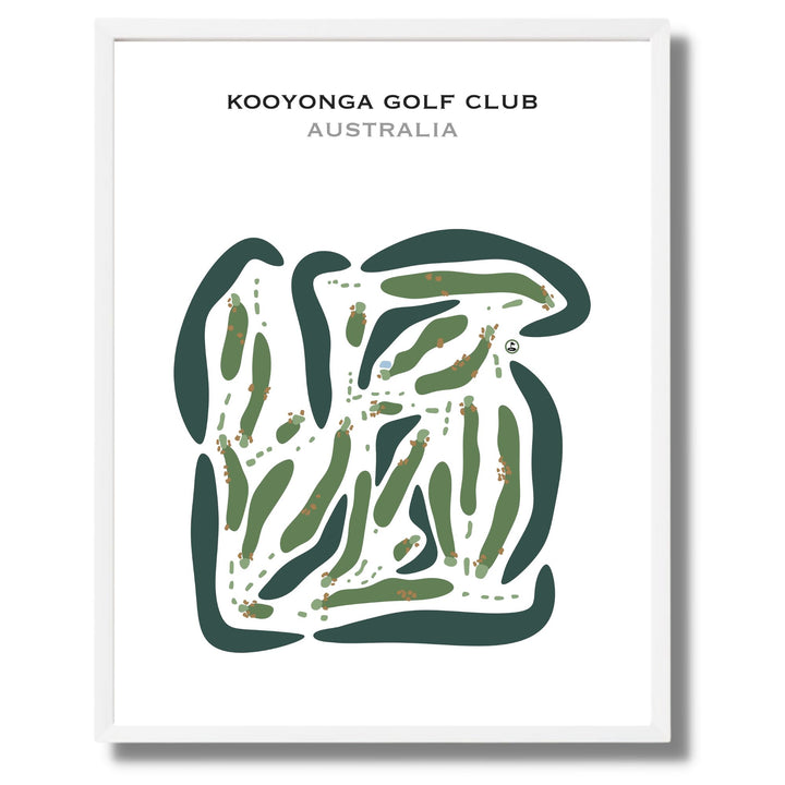 Kooyonga Golf Club, Australia - Printed Golf Courses