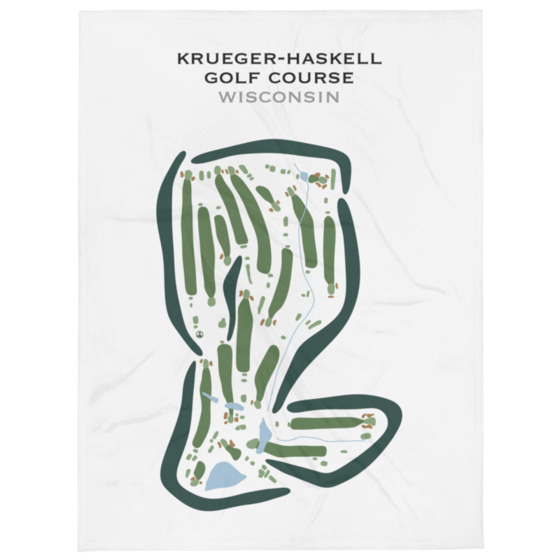 Krueger-Haskell Golf Course, Wisconsin - Printed Golf Courses