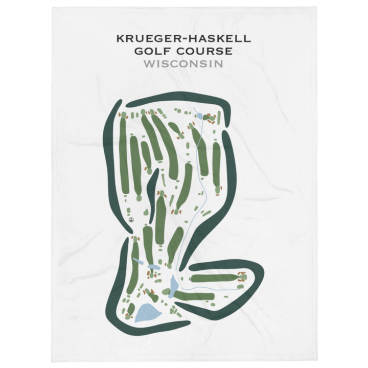 Krueger-Haskell Golf Course, Wisconsin - Printed Golf Courses