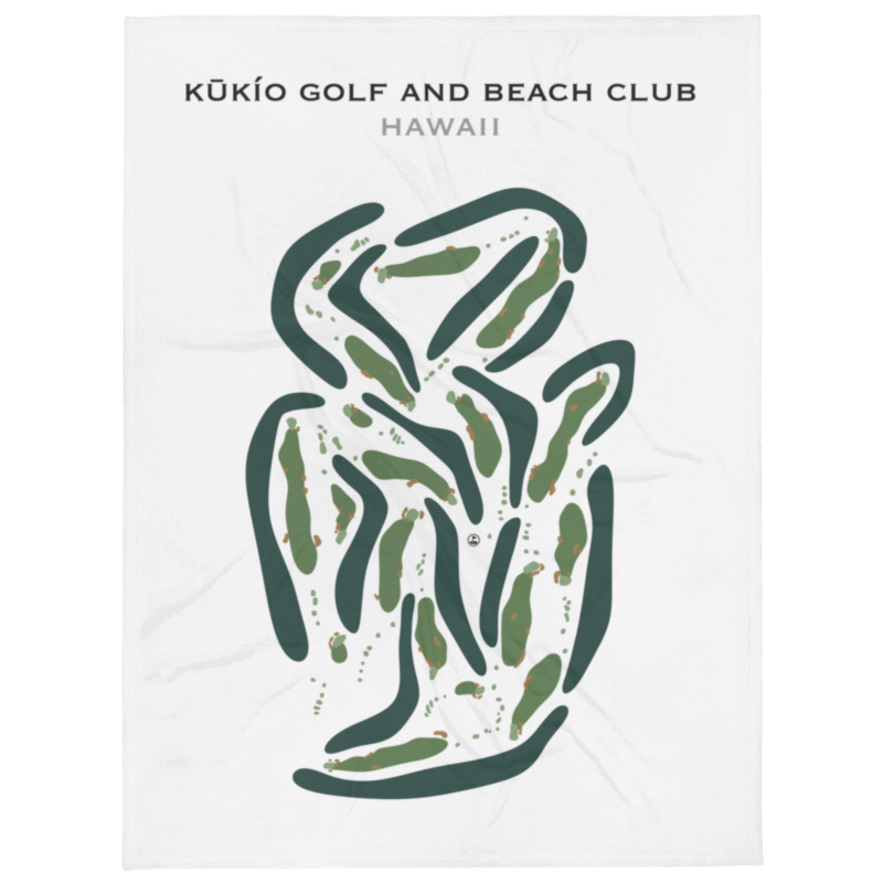 Kukio Golf and Beach Club, Hawaii - Printed Golf Courses