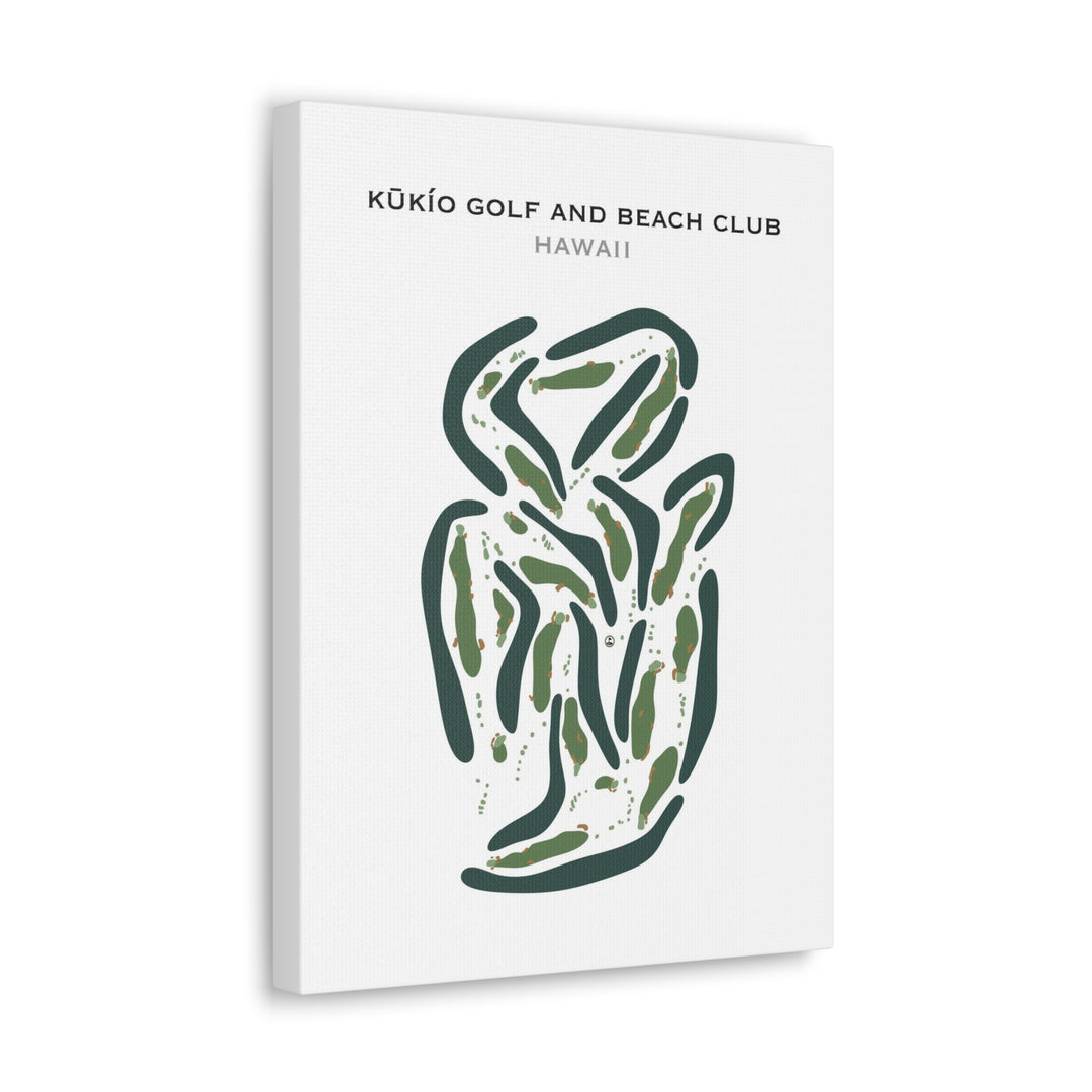 Kukio Golf and Beach Club, Hawaii - Printed Golf Courses