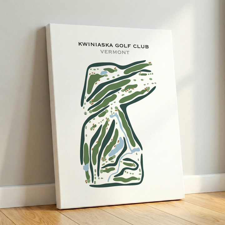 Kwiniaska Golf Club, Vermont - Printed Golf Courses